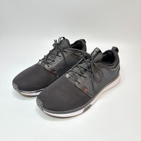 KURU Atom Black White Training Workout Sneaker Mens Size 11 Wide - Picture 2 of 10